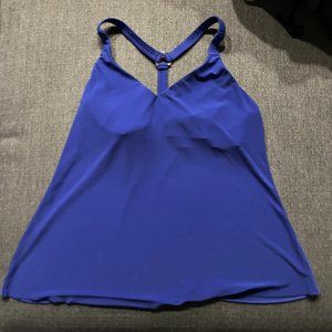 🌺 Aqua Green women's navy T-back swimsuit top 🌺